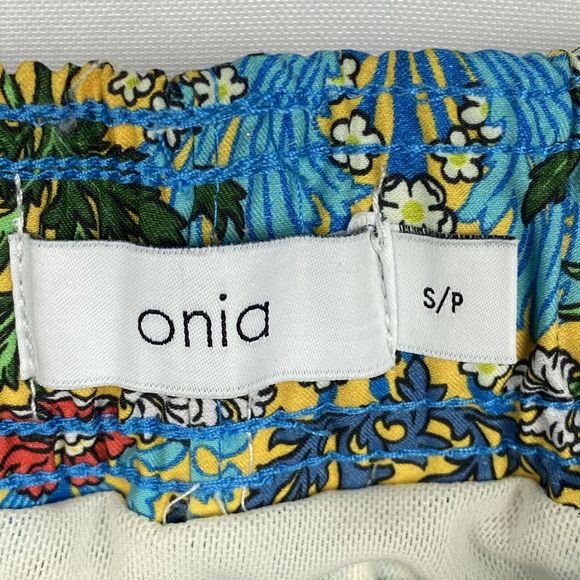 NWT Onia Mens Small Charles 7 Swim Trunks Floral Coral Vines Liberty Lined $225 - Picture 10 of 16